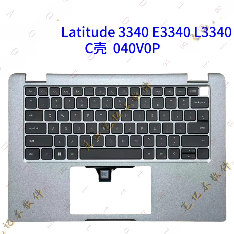 YU--   for Dell Latitude 3340 E3340 L3340 CShell palm rest Keyboard assembly 040V0P