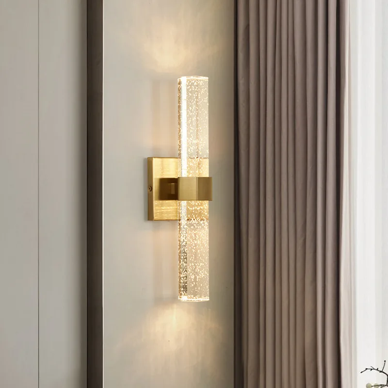 

Modern Up and Down Wall Lamp for Home Bedroom Bedside Living Room Aisle Hallway Stair Wall Sconce Light 10W 110V-220V Gold