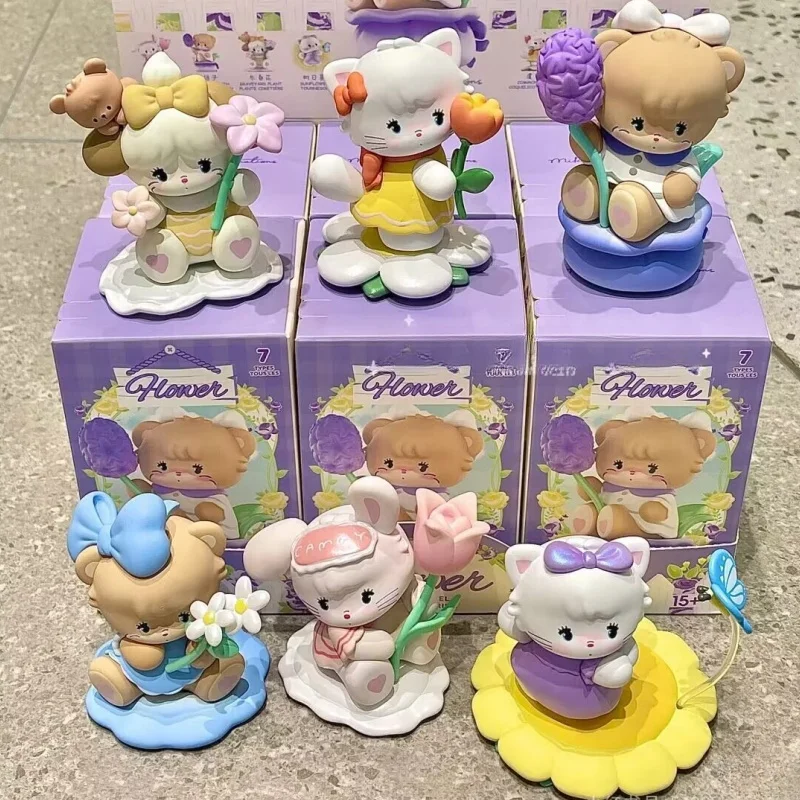 

New Blind Box Mikko Flower Series Decoration Kawaii Doll Toys Birthday Christmas Gift Surprise Anime Peripherals