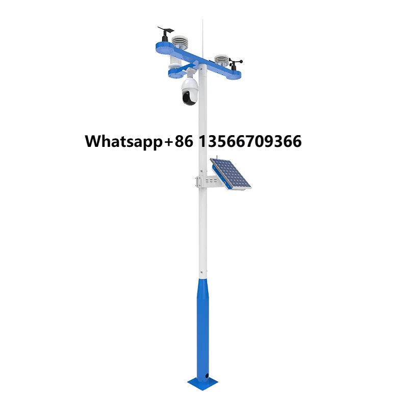 

Farm Smart Agriculture Sensors Outdoor Meteorological Weather Monitor Station 4g With RS485 Lora Remote Control
