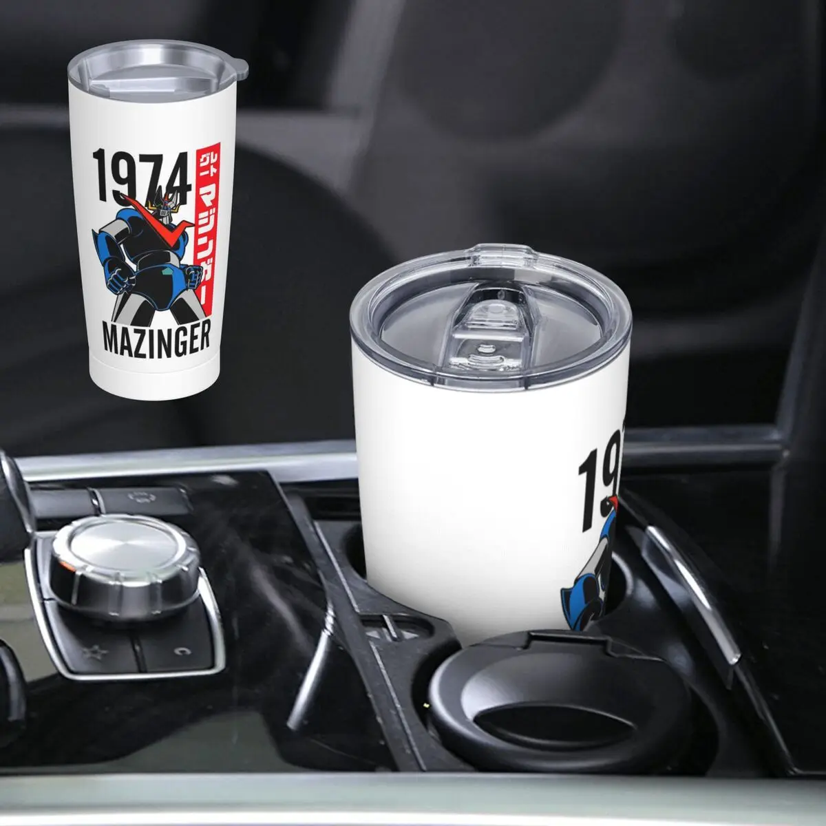Mazinger Z Mad Robot Grendizer Anime Manga Stainless Steel Tumbler Vacuum Insulated Mug Thermal Cold Cup Straw With Lid 20oz