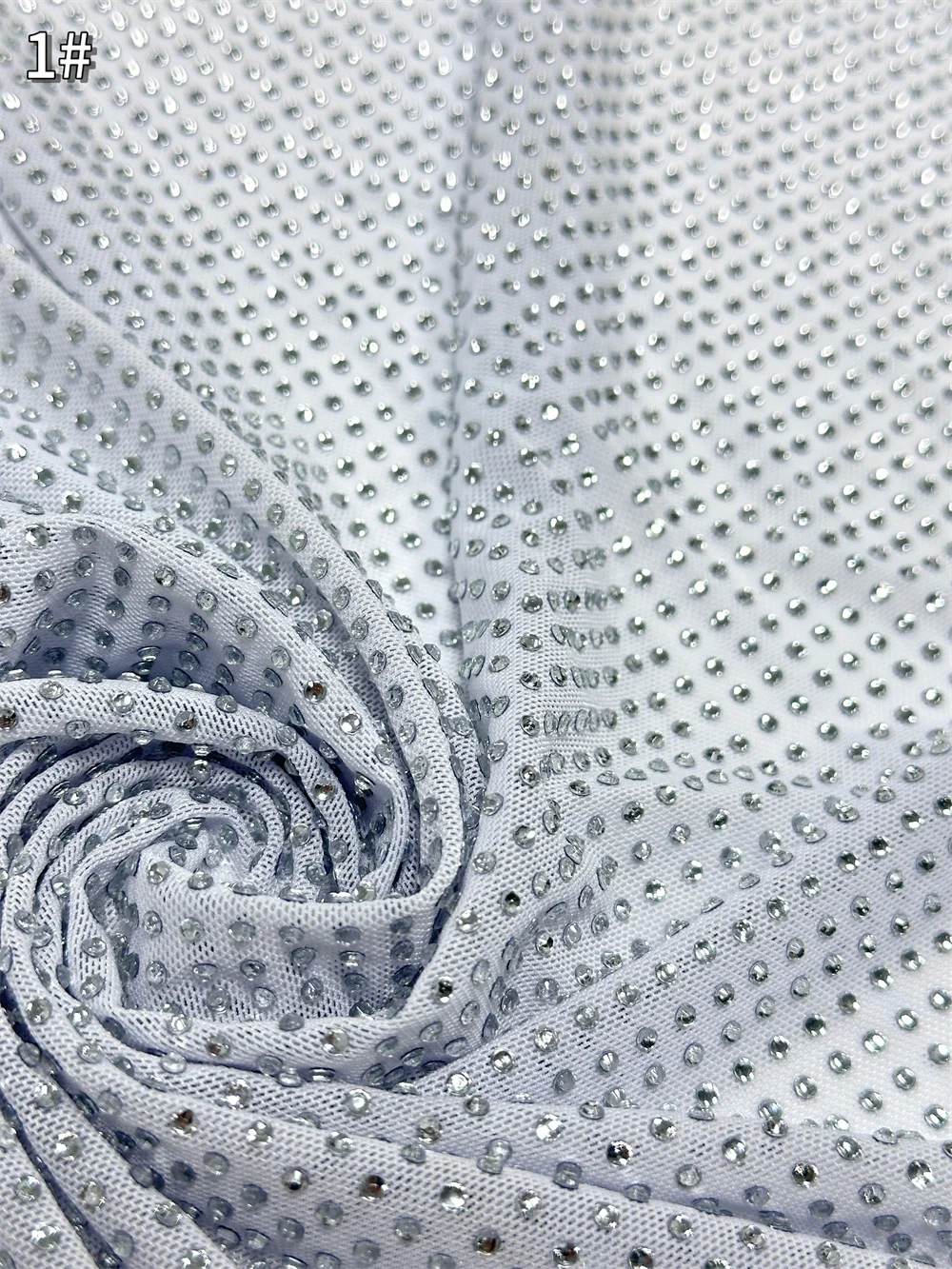 Luxury 2025 Latest French Stones Elasticity Tulle Lace Fabric High Quality African Lace Fabrics With Sequins For Evening Dresses 2