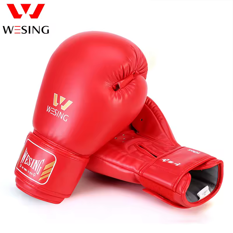 Professional Boxing Gloves Sanda Training Competition Punching Mitts Black Luva Muay Thai Guantes De Boxeo