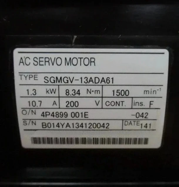 Brand New Original  SGMGV-13ADA61 AC Servo Motor With 12-Month Warranty  Fast Delivery