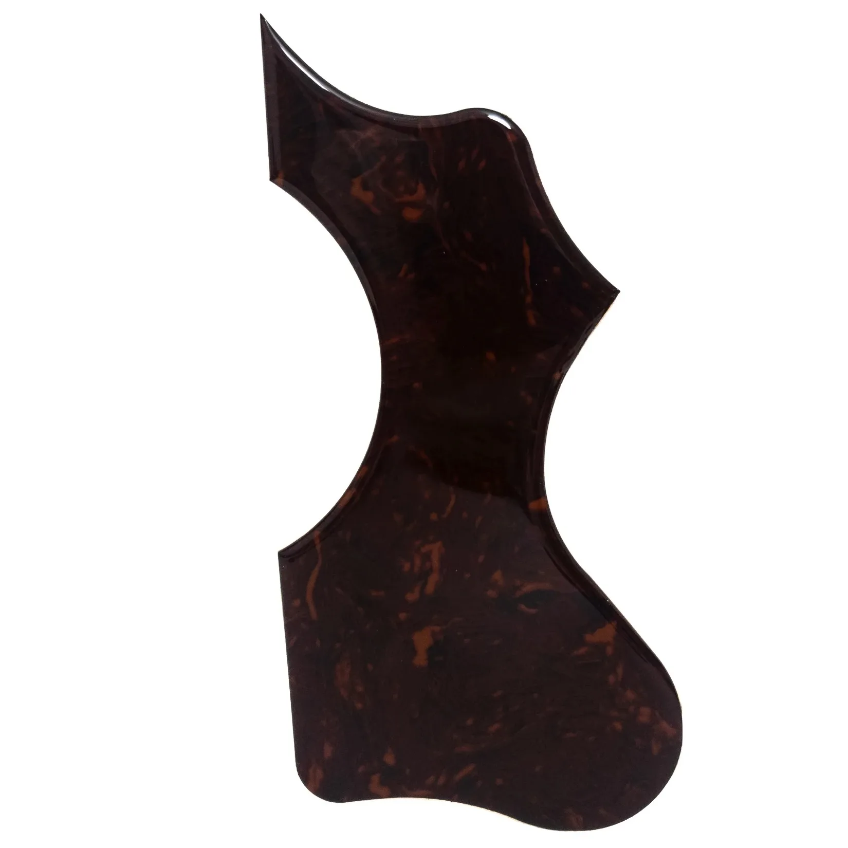 2mm Thick Red Tortoise Acoustic Guitar Pickguard with Self-Adhesive Backing for EJ-200 Style Guitar Scratch Plate