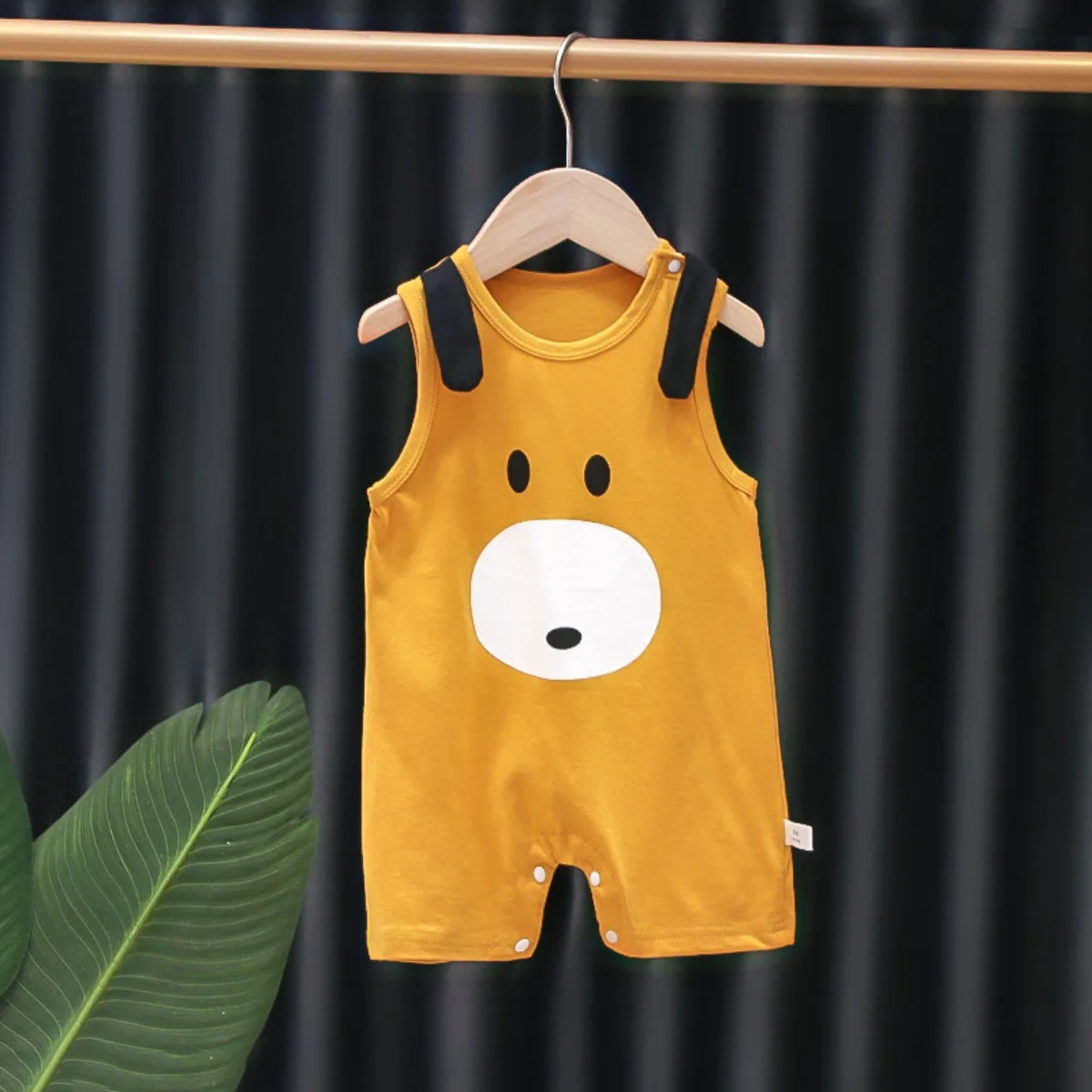 New Arrival Baby Boy Girl Summer Sleeveless Bodysuit 6-18M Kid Pure Cotton Comfort Jumpsuit Newborns Breathable Short Onesie