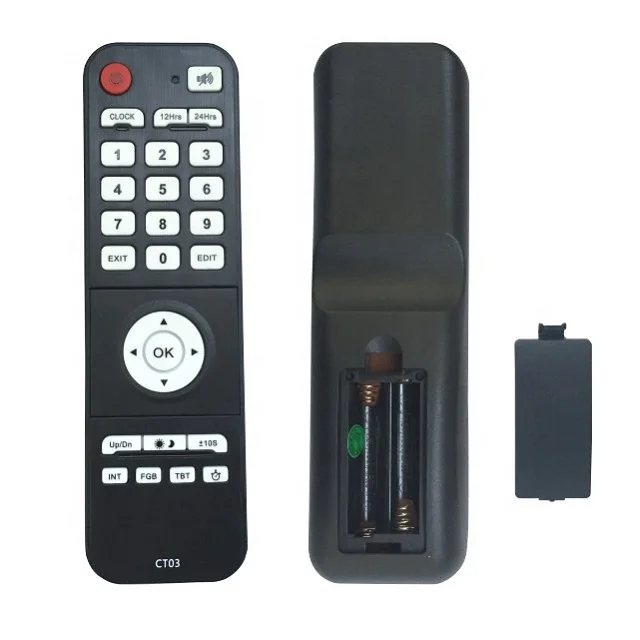 CT03 CT04 Replacing LED Digital Gym Race Countdown Stopwatch Timer Clock IR Remote Control for Spare