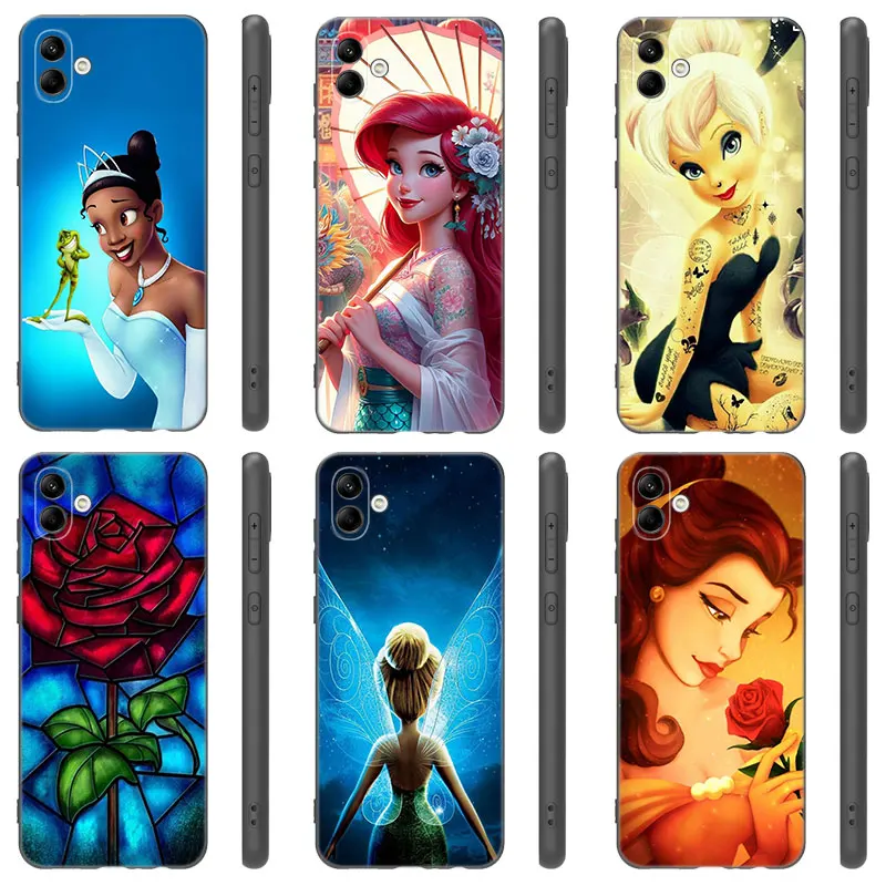 Snow White Beauty Tiana Princess Phone Case For Samsung Galaxy A01 A03 Core A04 E A02 A10 A20 A21 A30 A50 S A6 A8 Plus A7 2018