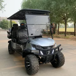 Carrello da golf elettrico ad alta potenza fuoristrada personalizzato 2024 da 7000 W per adulti che combinano stile e carrello da golf fuoristrada per prestazioni