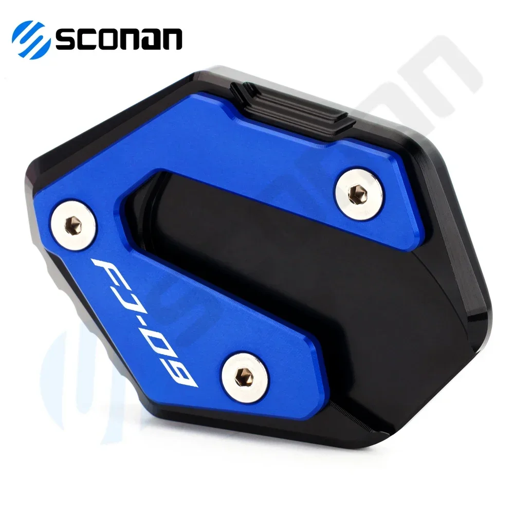 Per YAMAHA MT-07 MT-09 FJ-09 MT07 MT09 FJ09 Accessori Moto In Alluminio Cavalletto Cavalletto Laterale Estensione Ingrandire Piastra Pad