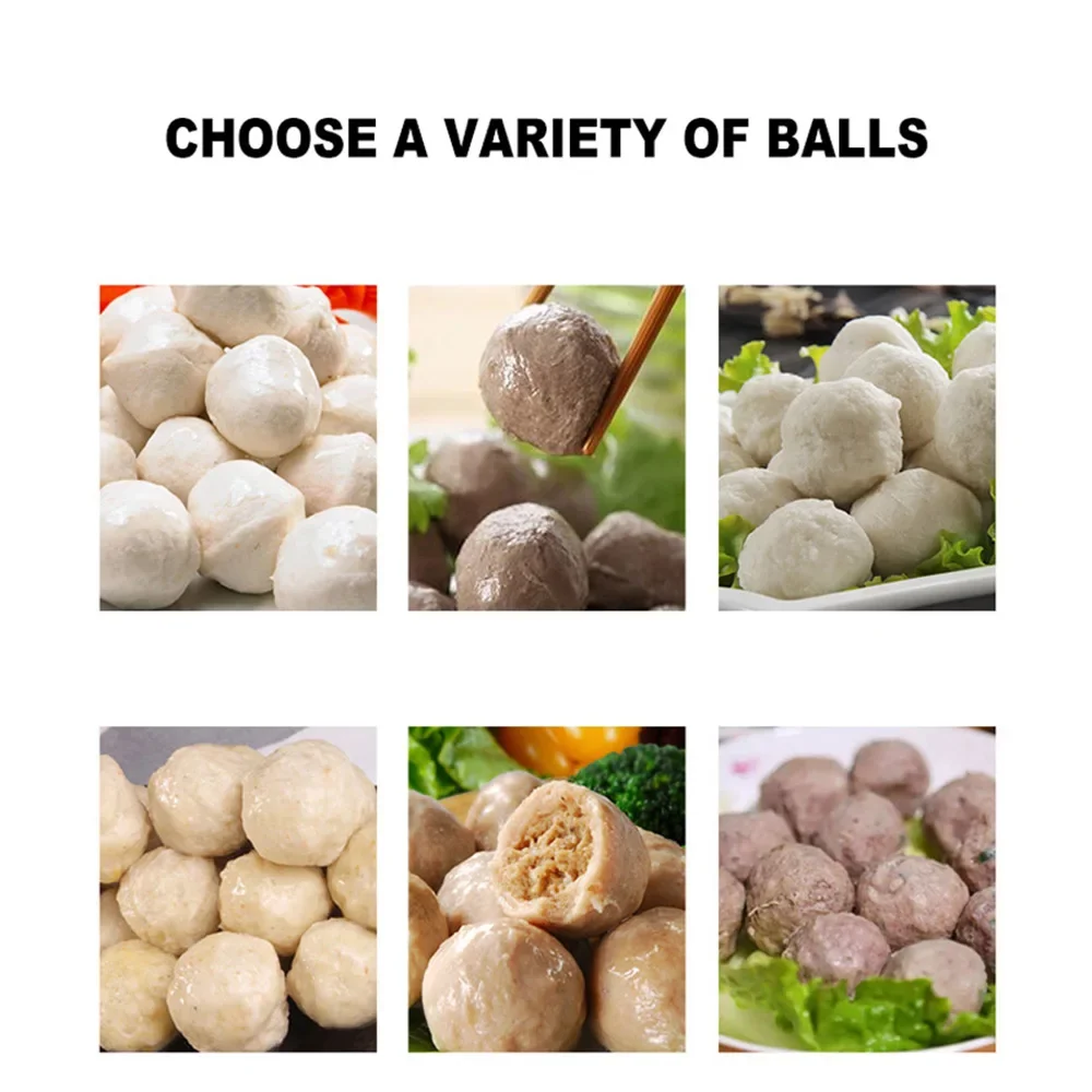 

2025 Version Beef Ball Fishball Former Maker Automatic Meatball Maker Stainless Steel Meatball Machine Forming