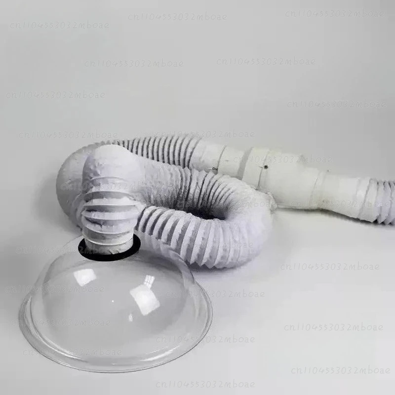 Small Household Moxibustion Exhaust System, Vertical Adjustable Moxibustion Smoke Extractor Fan for Indoor Use