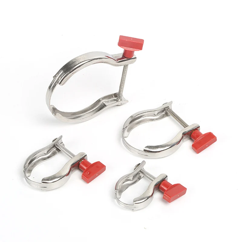 SS304 stainless steel KF16-KF50 vacuum spring clamp pipe clamp throat clamp pipe quick installation anti detachment shockproof