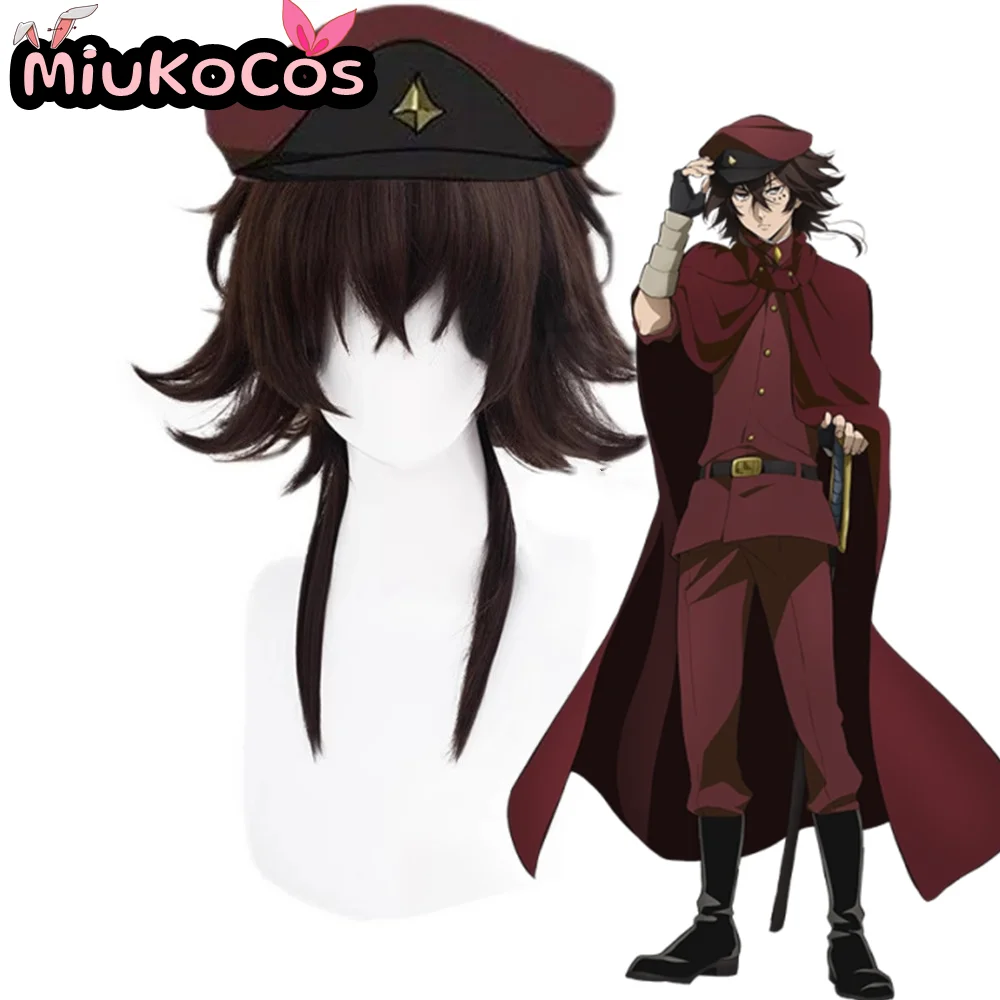 IN STOCK Tetchō Suehiro Cosplay Wig MiukoCosplay Anime Bungo Stray Dogs Cosplay