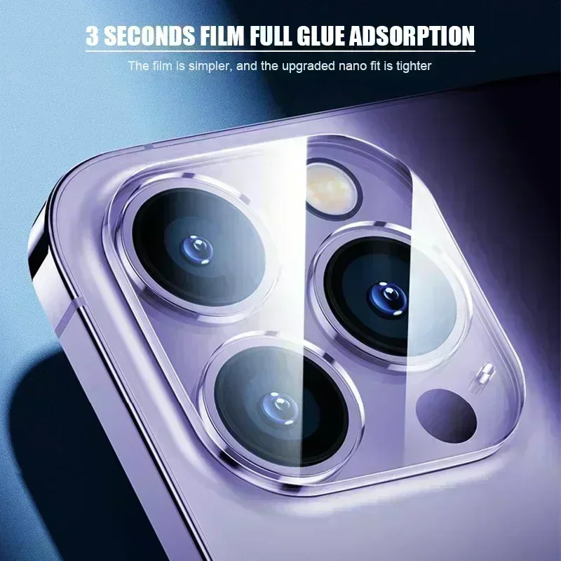 아이폰 2020 카메라 스크린 보호대, 아이폰 14, 15, 13, 12, 11 프로 맥스, SE, 6 인 1 강화 유리, 아이폰 15, 14 플러스, 13, 12 미니 렌즈 유리