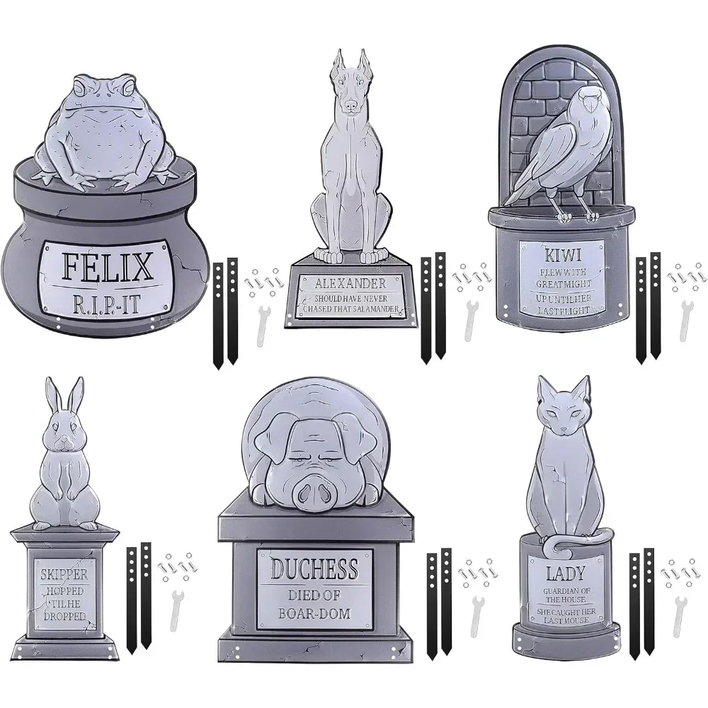 3-D Metal Halloween Pet Cemetery 17