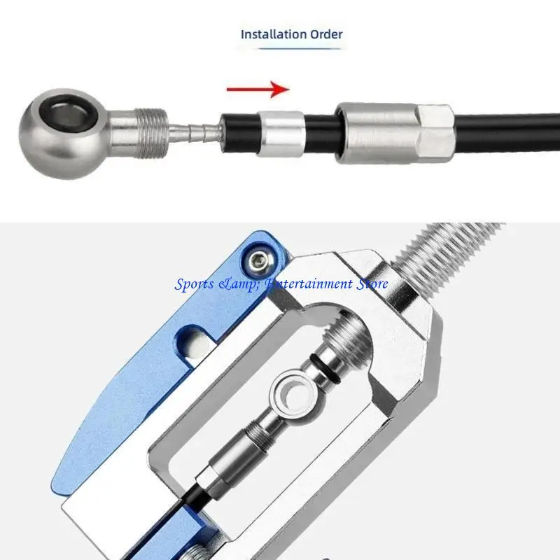 

G7NF Stainless Steels Hydraulic Disc Brake Hose Adapters Hydraulic Hose Fitting Insert
