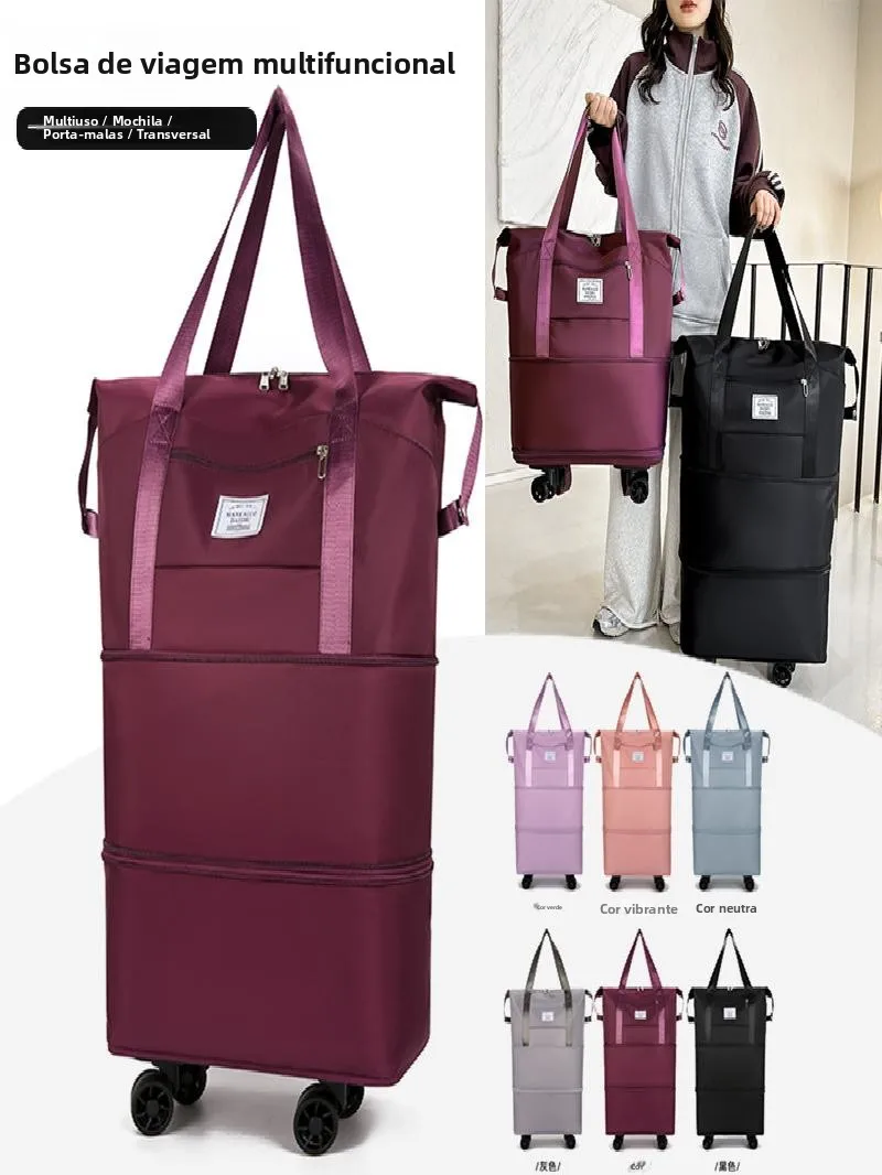 foldable-large-capacity-lightweight-travel-bag-with-universal-wheels-storage-three-layer-expansion-bag-with-wheels-check-in-bag