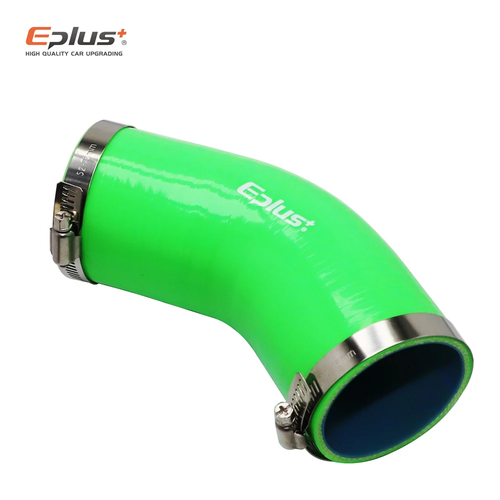 EPLUS العالمي أنابيب السيليكون خرطوم 45 درجة موصل سيارة المبرد توربو كمية الأنابيب المقرنة الأخضر متعدد الحجم #4
