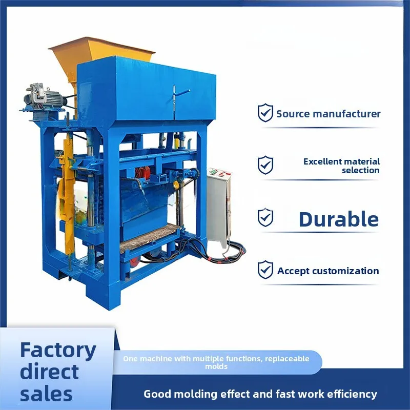 

4-40C Semi-automatic Cement Curbstone Hollow Brick Machine, Multi-functional Hydraulic Concrete Brick Machine