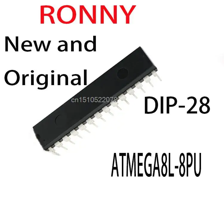 10PCS New and Original   ATMEGA8L 8PU DIP-28 ATMEGA8L-8PU