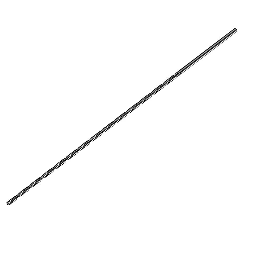 2mm/3mm/4mm/5mm/6mm Durchmesser Bohrer Extra Langer HSS Gerader Schaft Spiralbohrer-Set Elektrowerkzeug 160-300mm – Detail 1