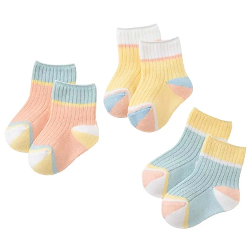 3 زوج/وحدة جوارب أطفال غير رسمية جديدة