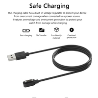Watch Charger Adapter Replacement Smart Watch Charger Cord Accessories Smartwatch Charging Cable for Mibro Watch Lite 2/T1/ C2