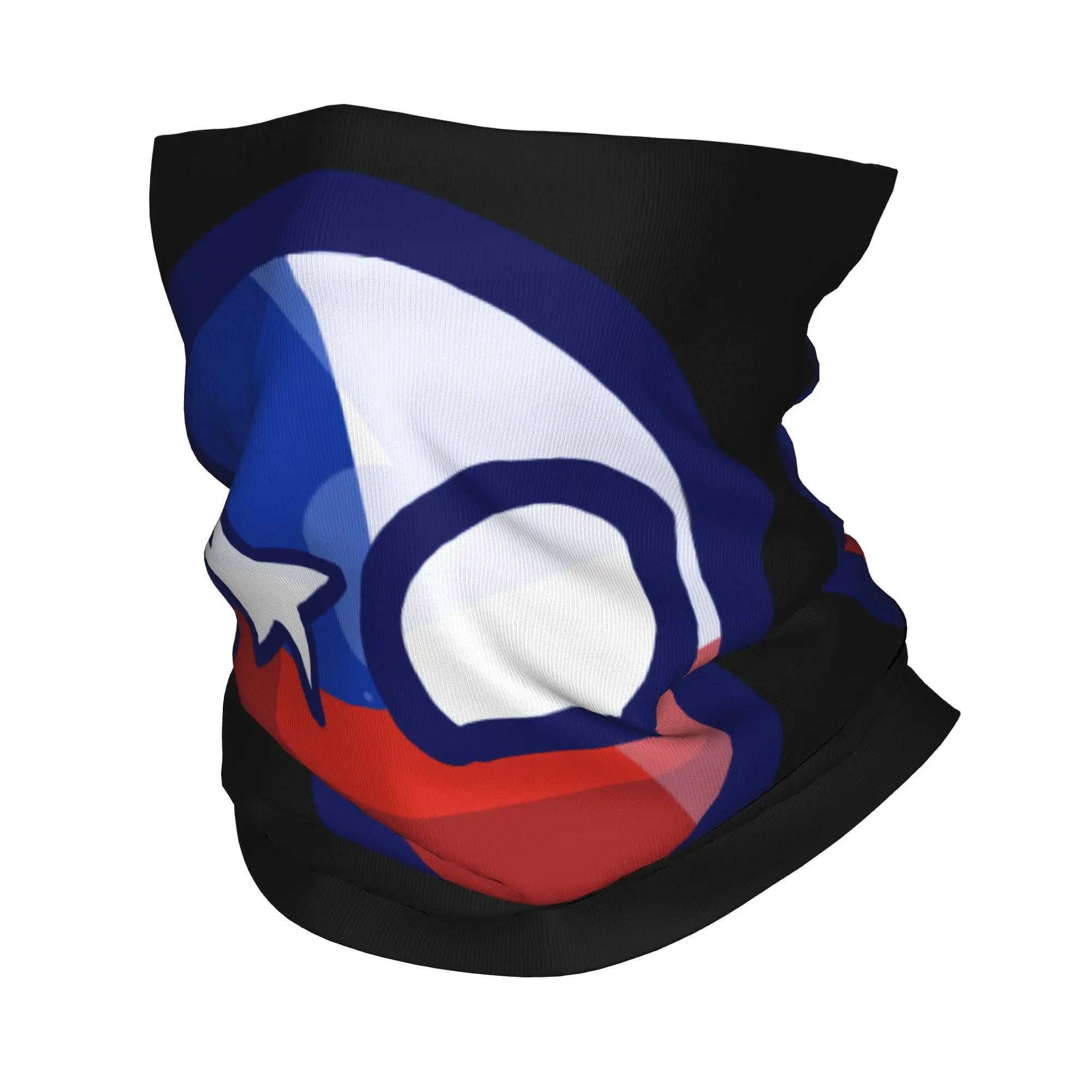 Custom Countryball Cartoons Bandana Neck Gaiter UV Protection Face Scarf Cover Men Women  Headband Tube Balaclava