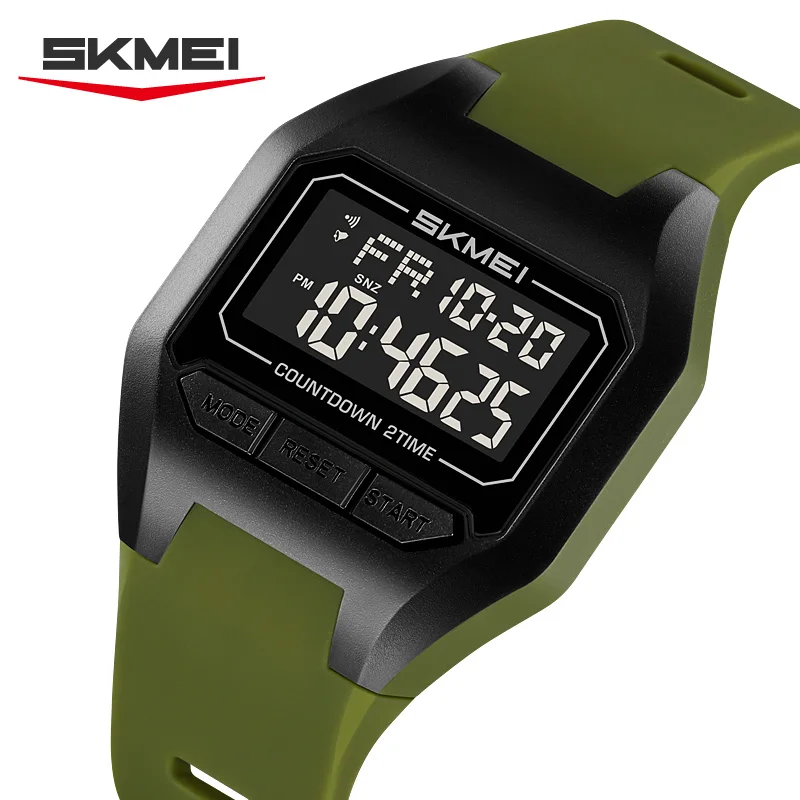 SKMEI 2617 Waterproof Timing Alarm Clock Electronic Watch Student Men's Women's Sports Watch reloj hombre Men's Digital Watch
