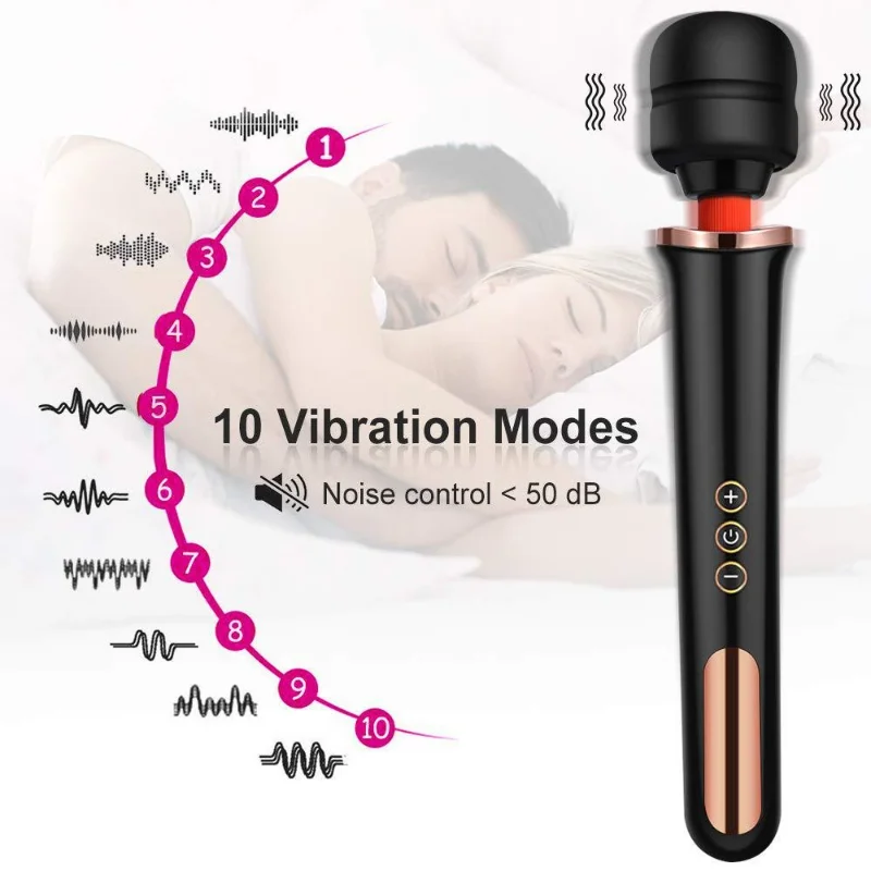 Powerful Clit Vibrator Huge AV Magic Wand Body Massager G-spot Clitoral Stimulator Big Head Vibrator Sex Toys For Woman