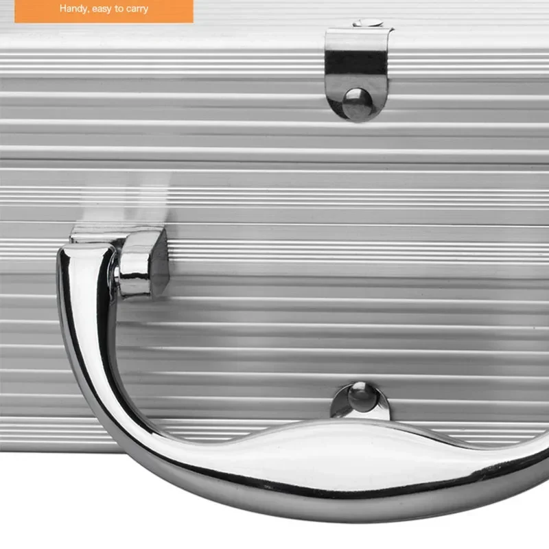 Couteau de pique-nique portable en acier inoxydable, ensemble d'outils, boîte en aluminium, étiquette de fourchette, bloc