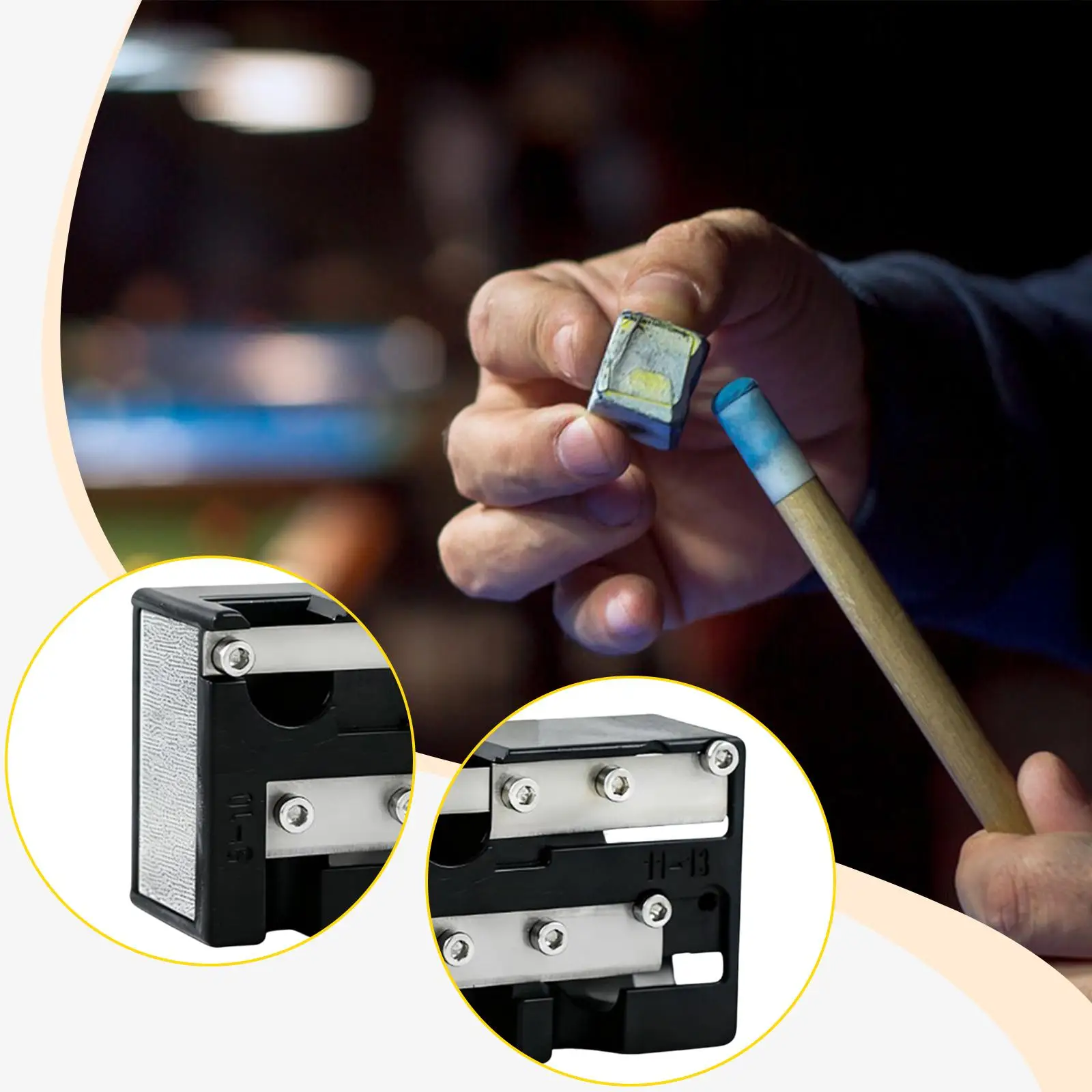 

Инструмент для ремонта наконечника бильярдного кия, аксессуары для бильярдного кия, портативные многоцелевые прецизионные формы, принадлежности для снукера, профессиональные