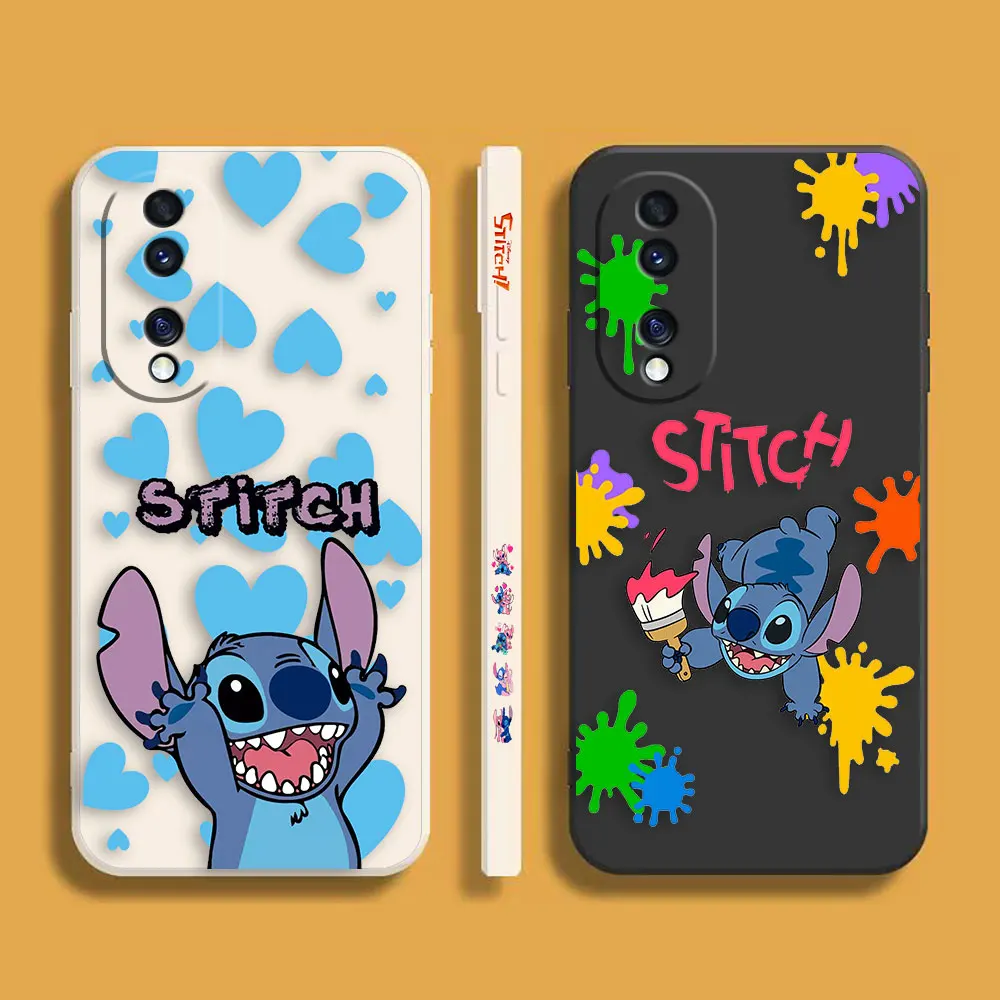 

Anime Lilo & Stitch Phone Case For Honor X6A 8X 9 9X X9A 10I 10 20 50 70 90 Huawei Y6P Y7 Y7P Y8P Y9 TPU Case Funda Shell Capa