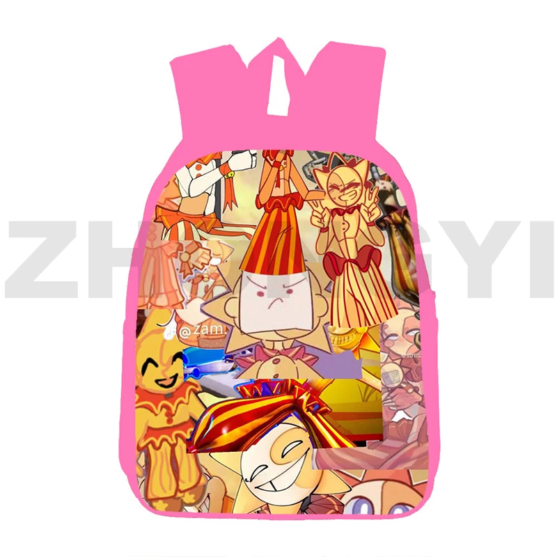 Top Quality Canvas 3D Game Fnaf Sundrop Moondrop Backpack for Teenager Students Girl Cute Anime Rucksack Kindergarten School Bag