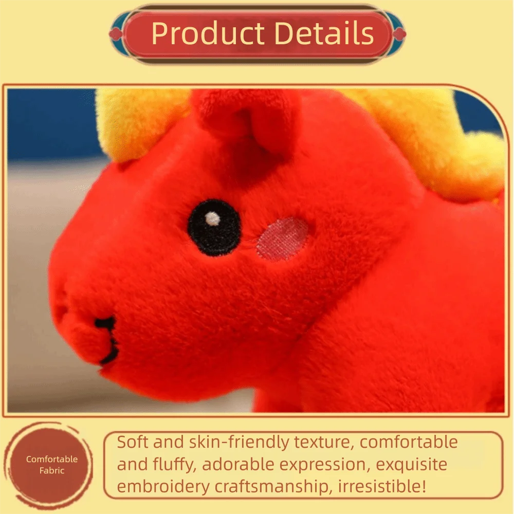 

Год Лошади Год Лошади Талисман Дизайн Лошади Фигурка Талисмана Ма Туан Цзинь Бао Новогодние Подарки Наконение Багатства