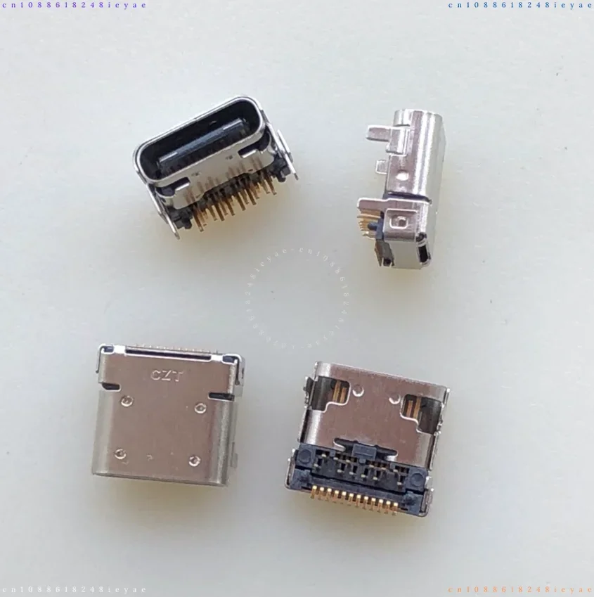 Новое гнездовое сиденье USB TYPE/C, передняя вилка и задняя палка DIP + SMT Gold Foot 24P, короткая, 8,8 мм
