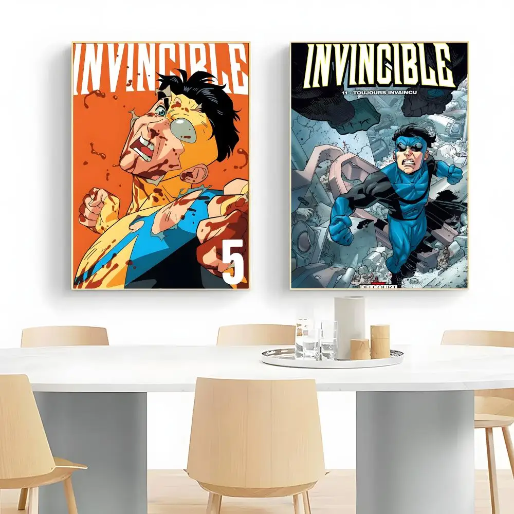 Animated Comic Invincible Poster Wall Art Print Decorative Mural Home Decor Gift Unframed