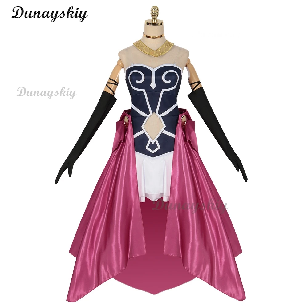 Aura Cosplay Kostüm Kleidung Perücke Uniform Cosplay Guillotine Aura Dämon Dämon lords Armee Kader der Dämonen armee Halloween Party