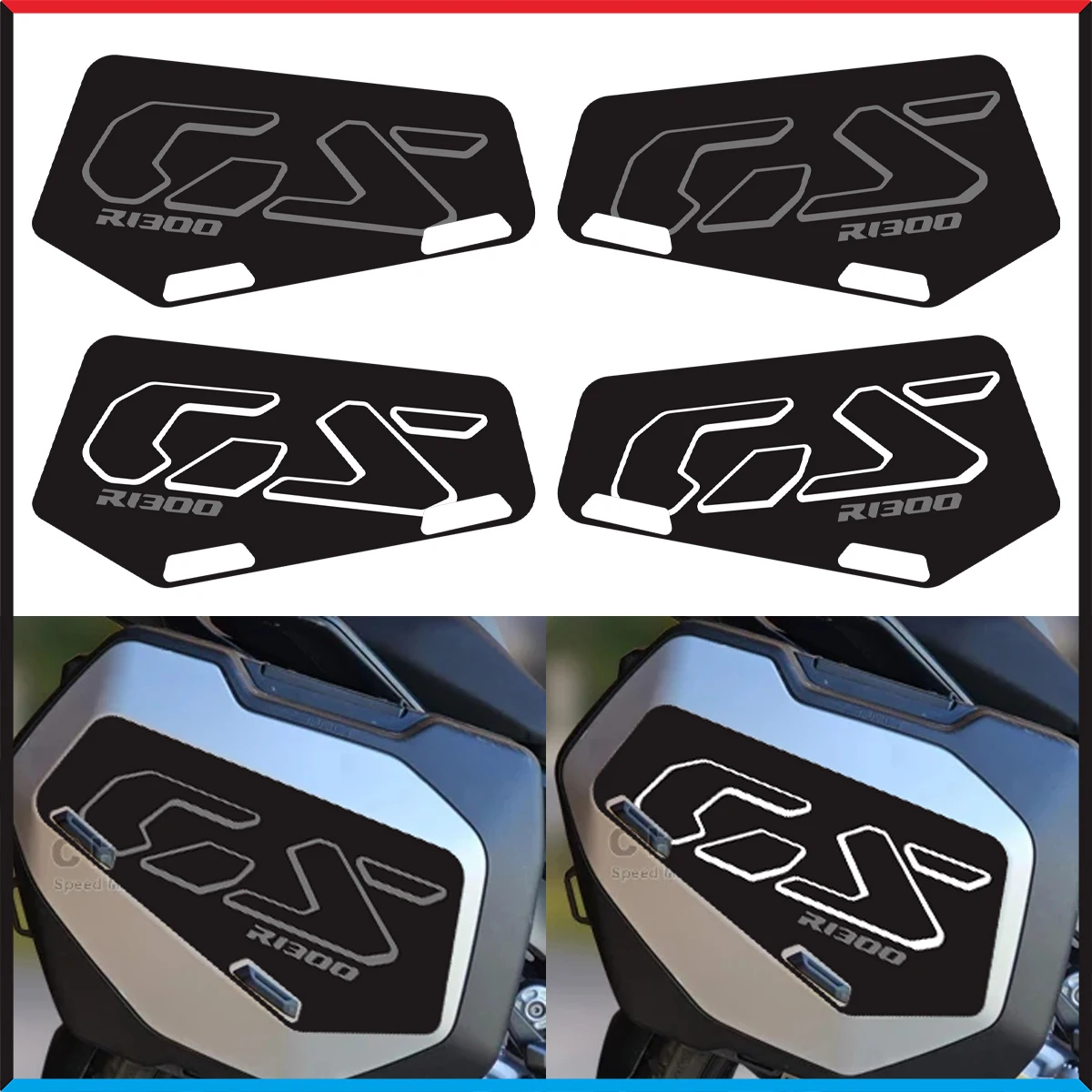 

GS 1300 Sticker Trophy Triple Black Option 719 Motorcycle Suitcase Stickers Protective Decal for BMW R1300GS R 1300 GS 2024 2023