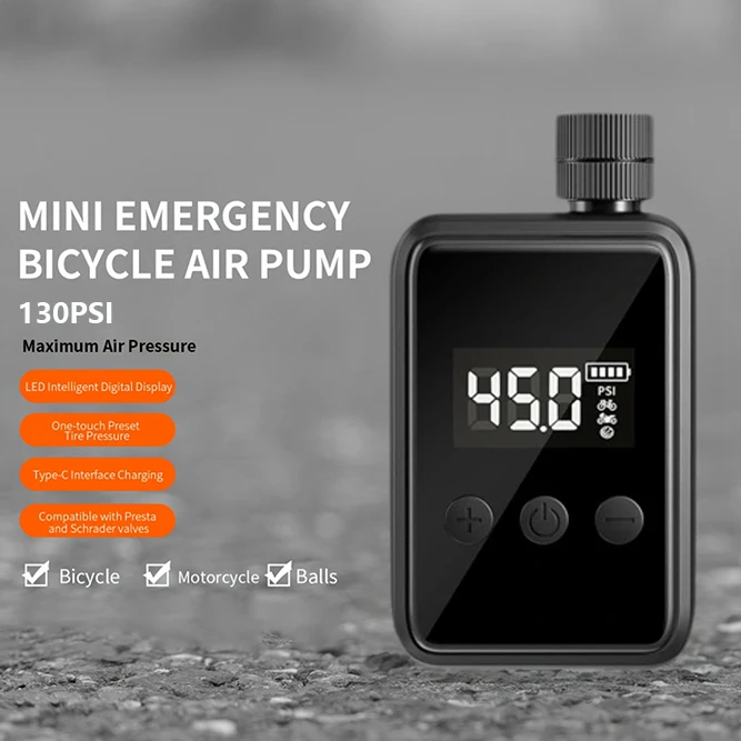 

Electric Bicycle Pump, Portable Mini Electric Air Pump, Bicycle Accessories