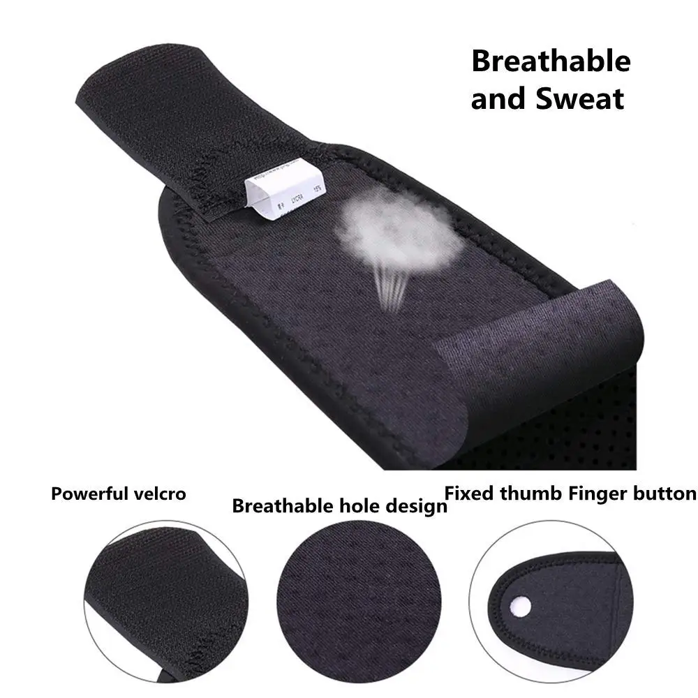 Wrist Support Brace Sports Exercise Training Hand Protector Neoprene Wrist Wraps with Thumb Loops -Suitable for Both Right and L