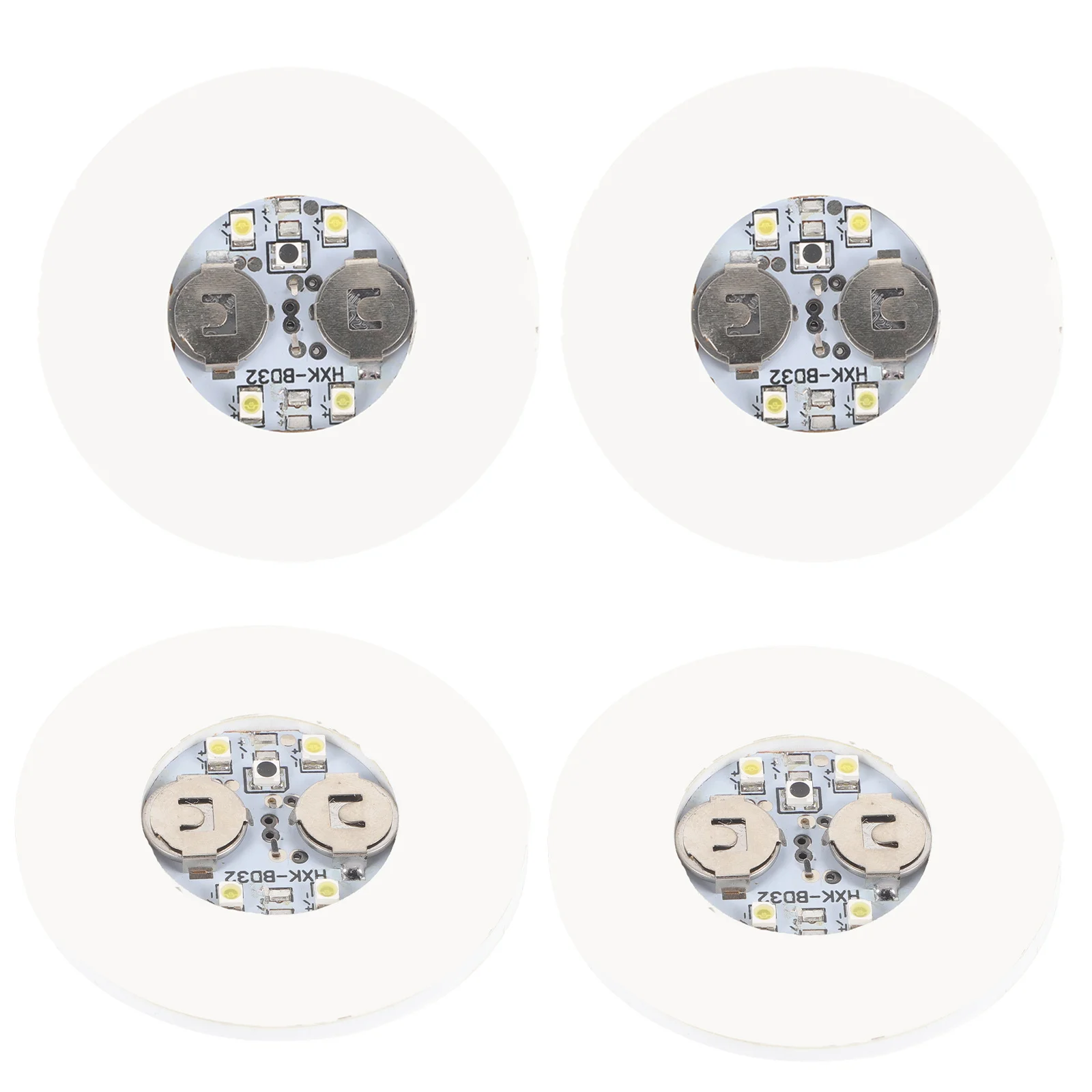 

4pcs Led Coaster Holder Light For Bar Party Wedding Home Decor Luminous Cup Mat Reusable Drink Accessory