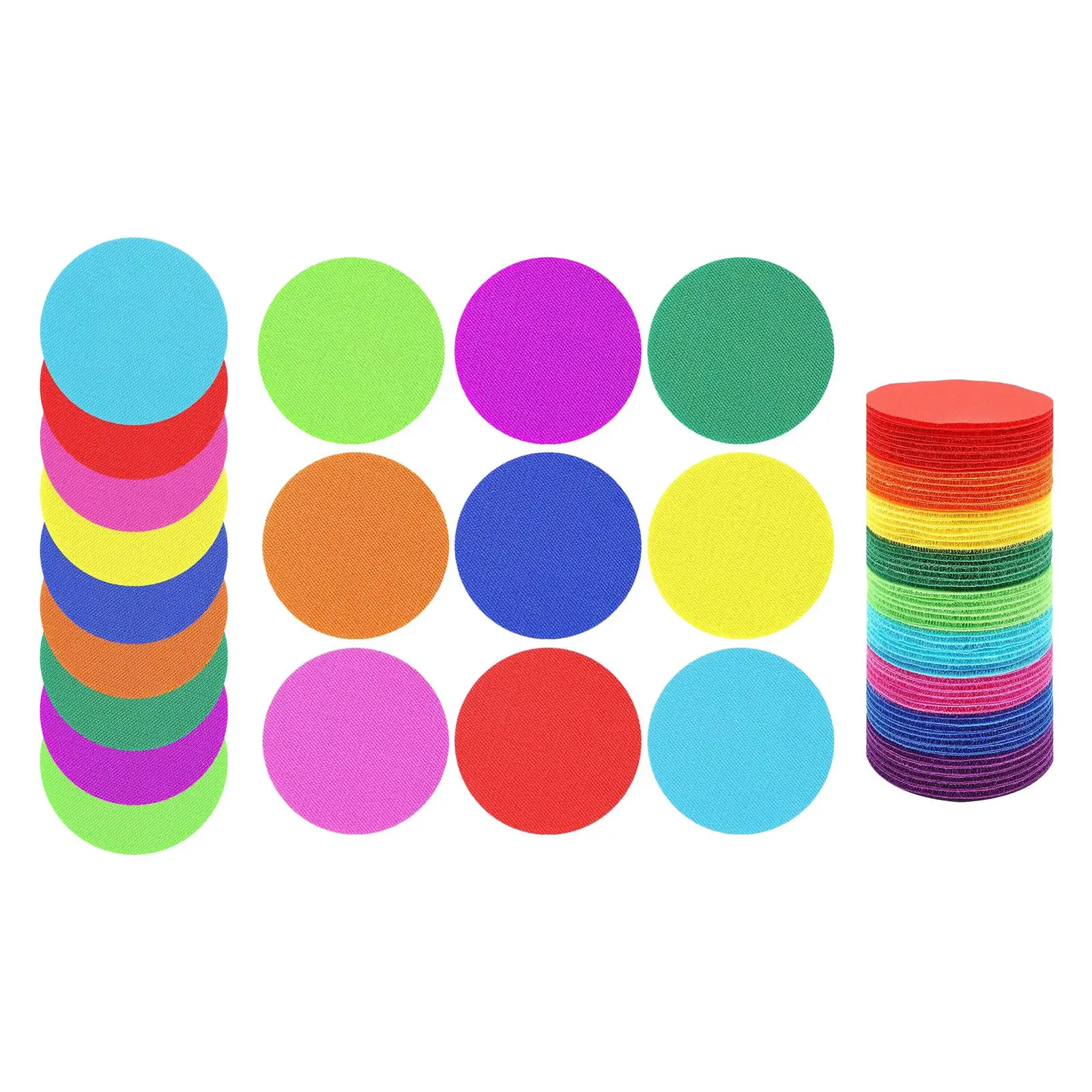 

100Pcs Markers Carpet Sticker 4 inch Spots Marker Sticker for Training