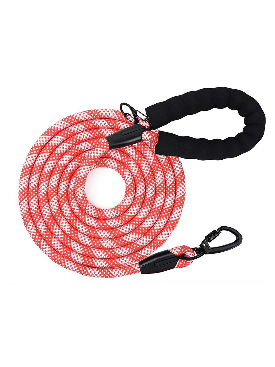 Long Dog Training Lead With Padded Handle For Walking And Training_voghion.com