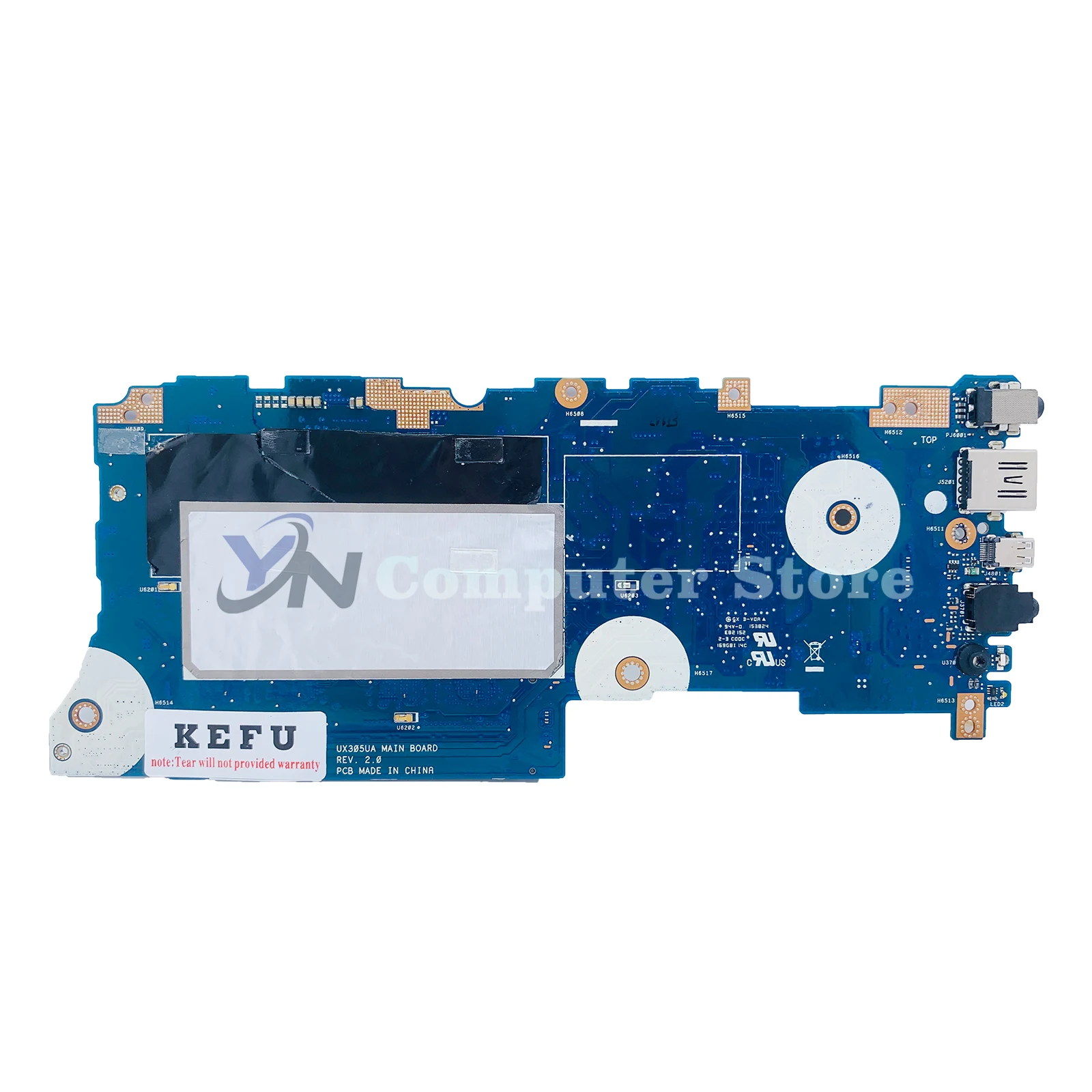 UX305UA Motherboard Suitable For Asus ZenBook U305 UX305 UX305U Notebook Mainboard With i3 i5 i7 6Th Gen 8G-RAM 100% Test Ok