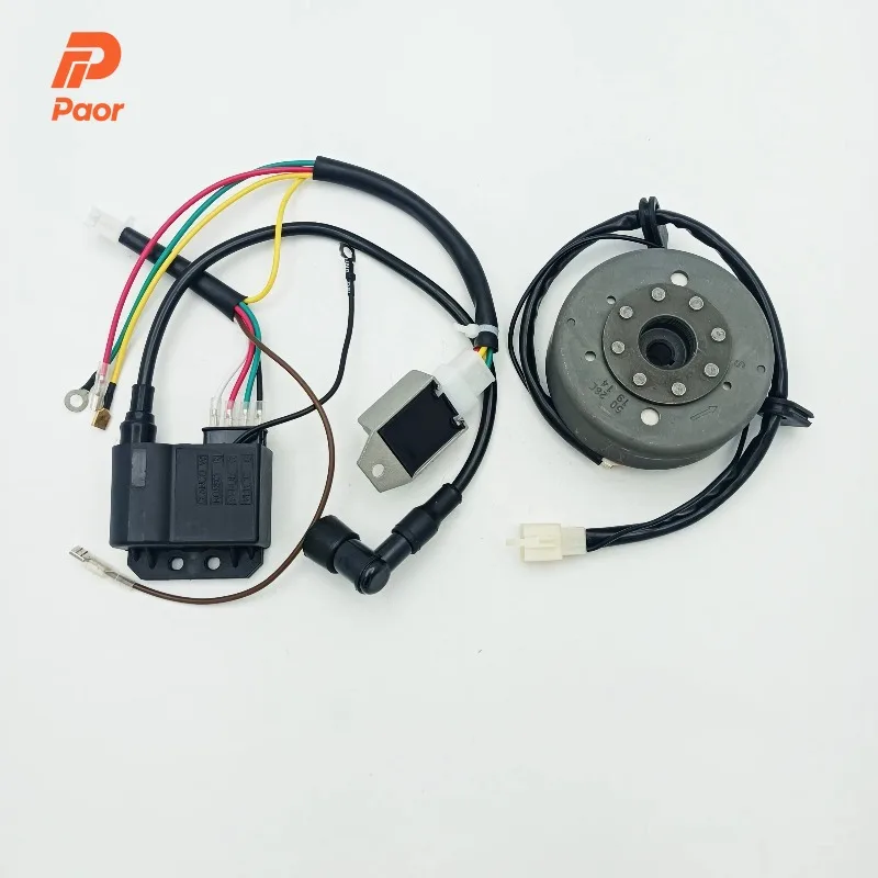 Piezas de ciclo de motor1 conjunto Magneto 1 bobina de encendido 1 regulador conjunto de encendido para VOLANTE CPL ZUN/KREIDLER 12V Z10007411 ZUNDAPP