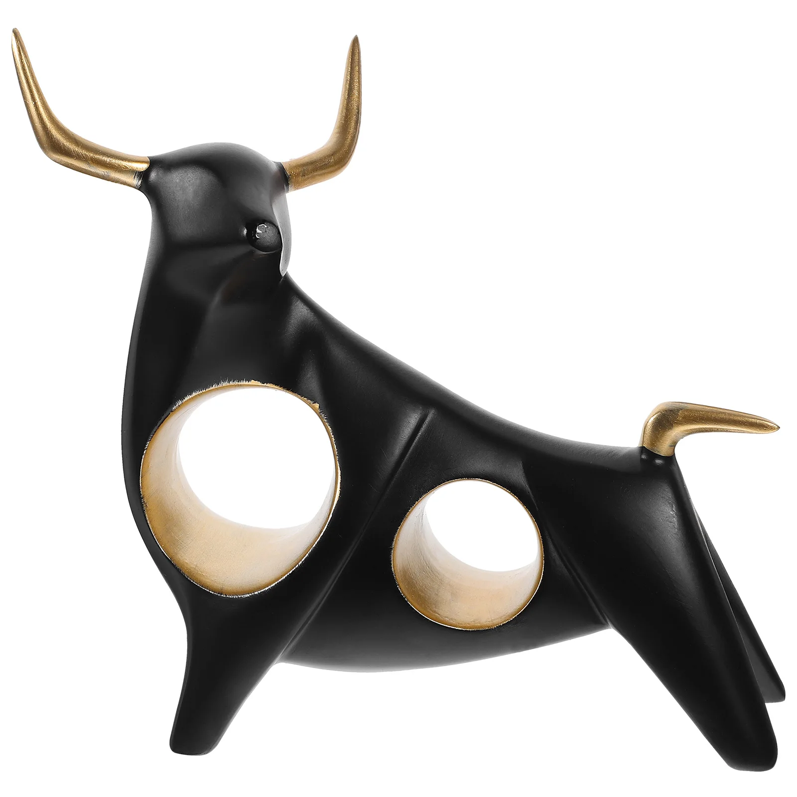 

Adorable Bull Decoration Resin Crafted Small Exquisite Warm Comfortable Atmosphere Room Adornment Bull Statue Home Decoration