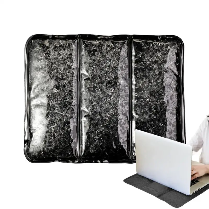 

Ice Mat Foldable Cooling Mat Multi-purpose Seat Cold Cushion Reusable Water Pad For Sitting Sleeping Traveling Workplace Reading