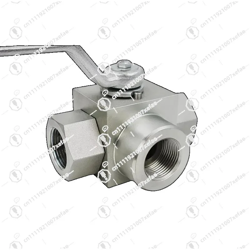 Hand-operated NPT/BSP female 3/4-way ball valve, base Q14F-16R